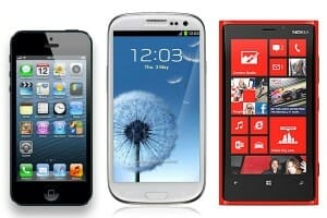 Los smartphones estrella de Samsung, Apple y Nokia