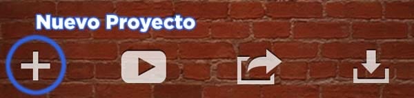 Crear nuevo proyecto en iMovie iOS