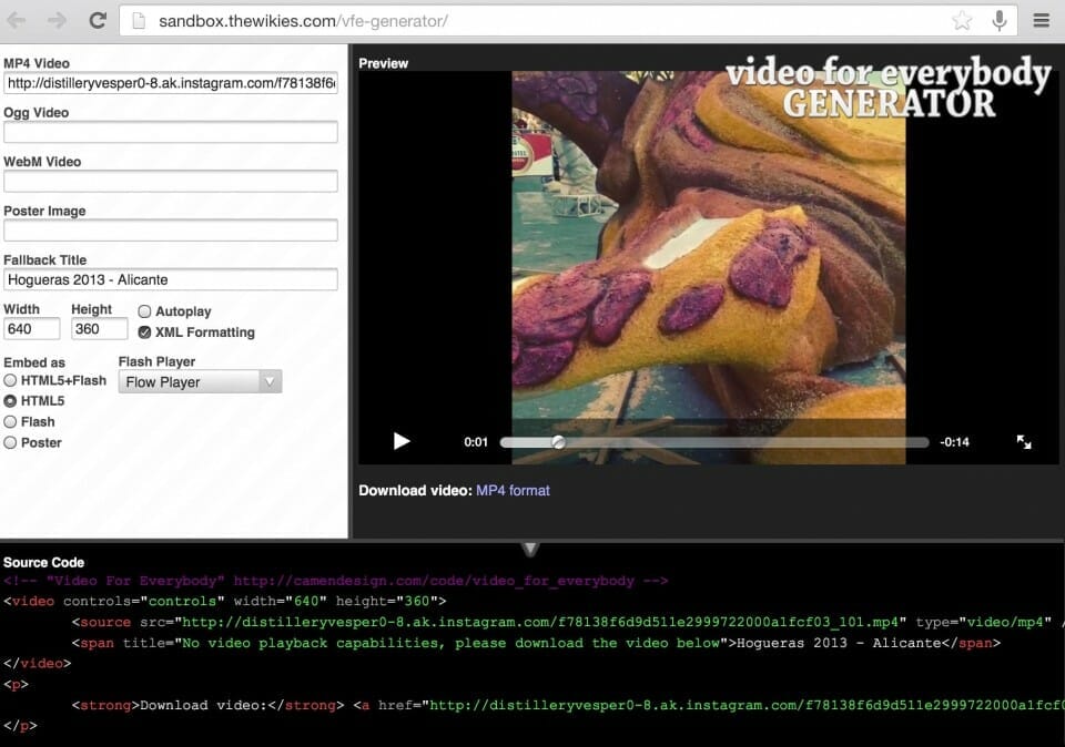 video for everybody GENERATOR