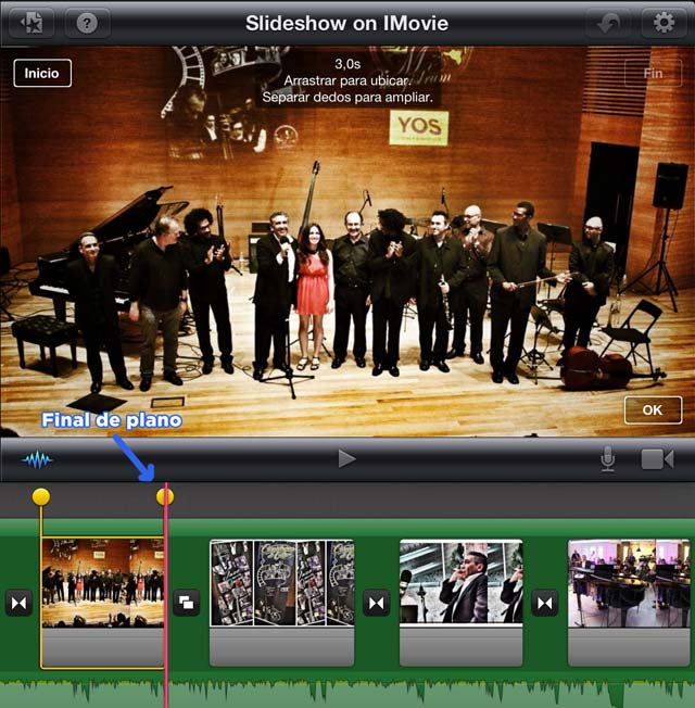 Imagen de iMovie para el post - Tres editores de video iOS diferentes