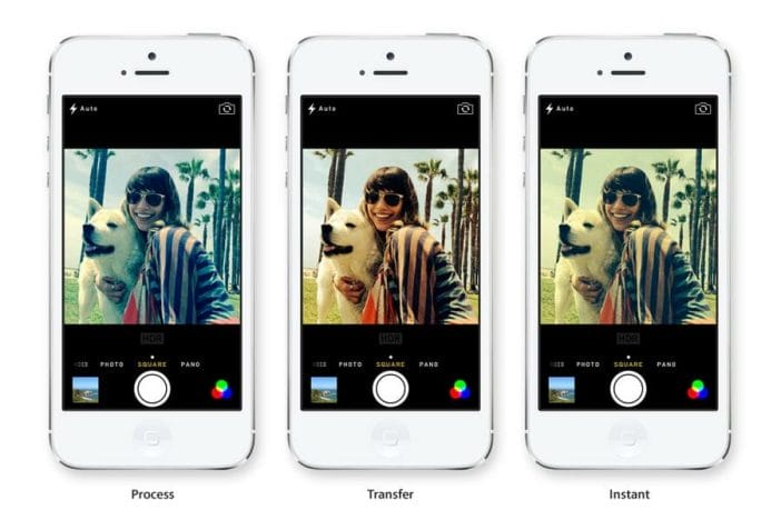 Filtros "retro look" de la nueva camara iphone con iOS7