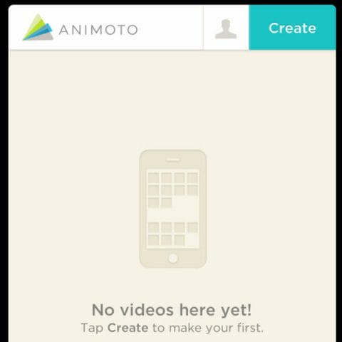 video con fotos con Animoto empezar el vídeo de fotos