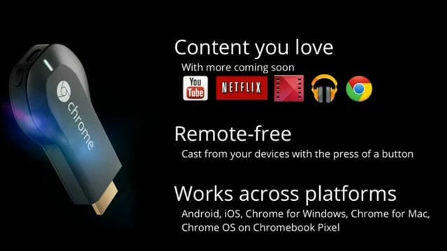Funciones actuales del Chromecast de Google