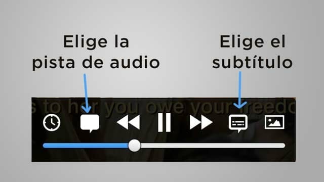 Controles de reproducción del nuevo reproductor VLC