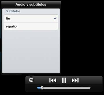 Cómo ver los subtítulos en el ipad