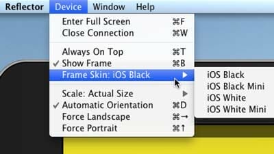 Para que la apariencia de du iPad en pantalla sea la misma que tu iPad físico