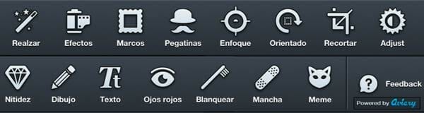 Múltiples opciones de edición de las capturas realizadas con SlidelyCam