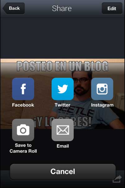 Retocando las capturas de SlidelyCam - Compartir y Guardar