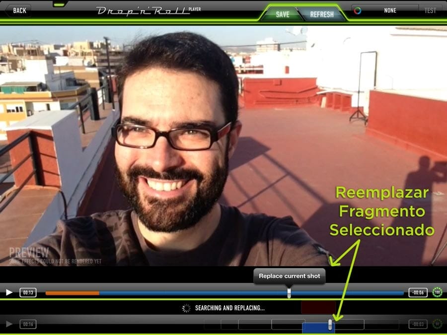 Imagen de Drop'n'Roll para el post - Tres editores de video iOS diferentes