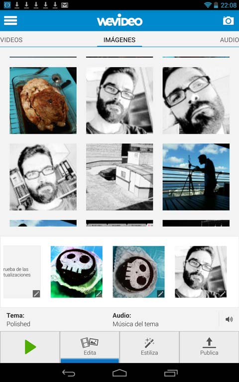 WeVideo editor de video online también actualiza su app de Android