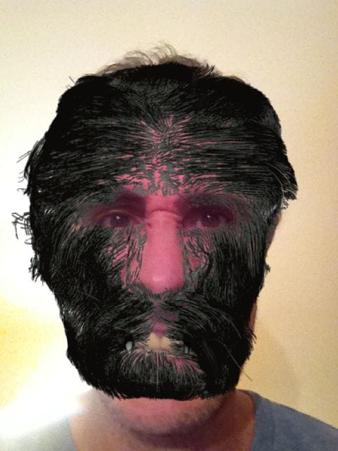 Foto con la app Monsterized!