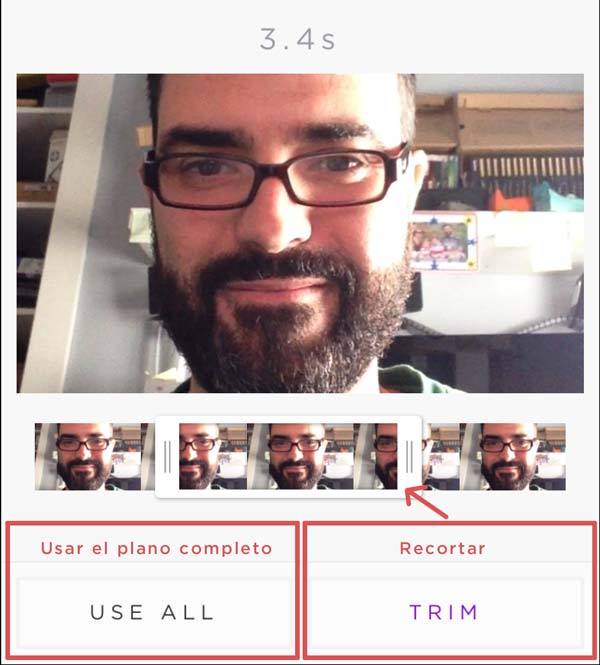 Grabar y editar videos con Directr a partir de los storyboards
