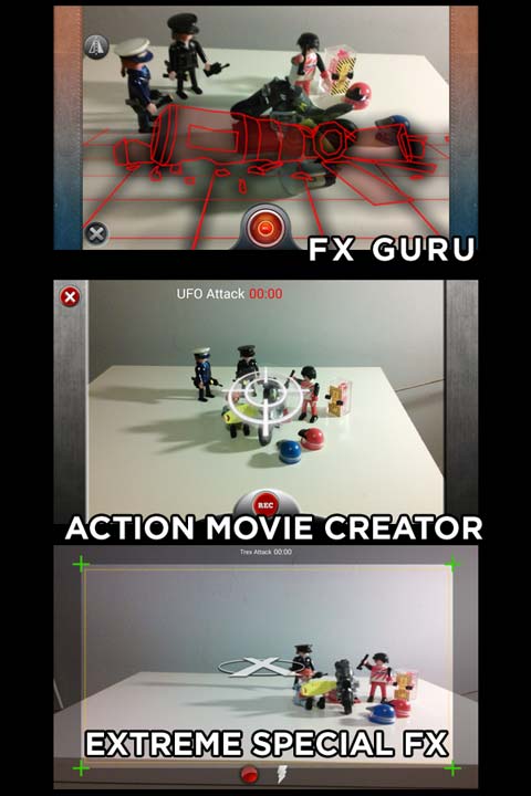 Encuadra antes de grabar con las ayudas de las aplicaciones