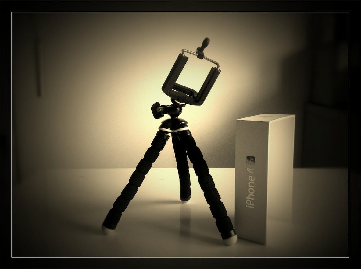 El trípode echa de menos al iPhone