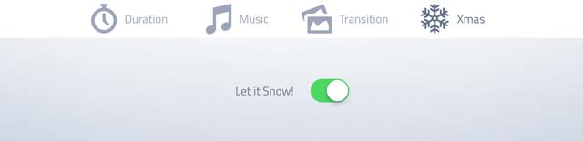 Tus vídeos con fotos pueden tener copos de nieve gracias a los efectos de Fliptastic