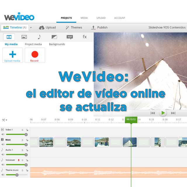 WeVideo editor de video online - NOVEDADES!!!