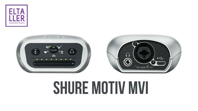 Adaptador para grabar audio digital en el móvil - SHURE MOTIV MVi