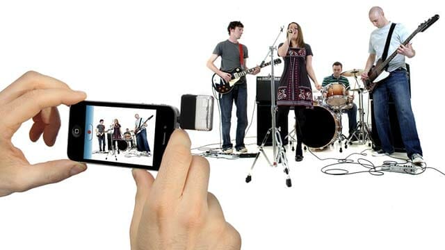 Grabar audio con dispositivos móviles iRigCast