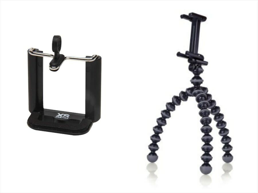 Soportes para poner smartphone en trípode