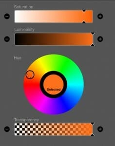 Elige el color que quieras para textos y fondos en InstaSquarer HD