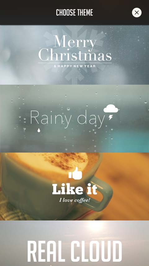 Las plantillas predefinidas de Gravie son variadas