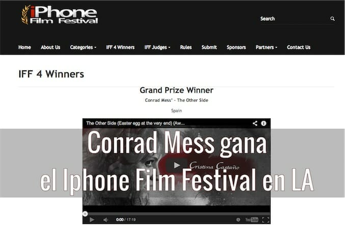 Conrad Mess gana el iPhone Film Festival