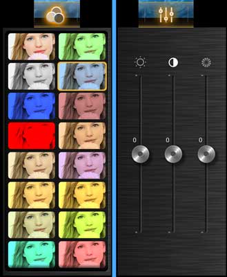 Cambia el brillo, contraste, saturación de color y añade filtros en Kinemaster mientras editas vídeo en Android