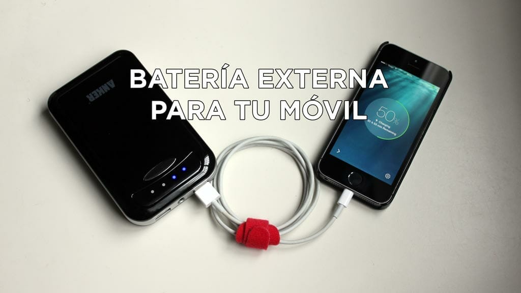 Batería externa cargador de doble puerto USB para tu móvil, tablero o cualquier otro dispositivo USB