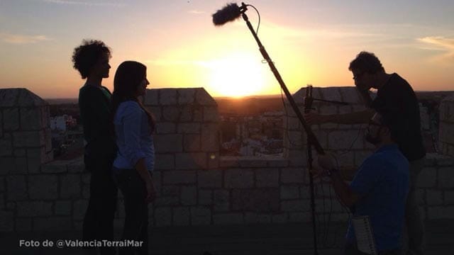 Grabando con un iPhone intervención a cámara en Requena