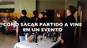 vine en un evento
