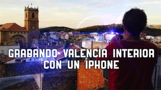 Valencia interior con iPhone