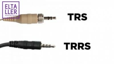 Dos conectores jack 3,5mm TRRS y TRS