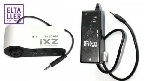 Tascam iXZ con iRig Pre para grabar sonido con móviles