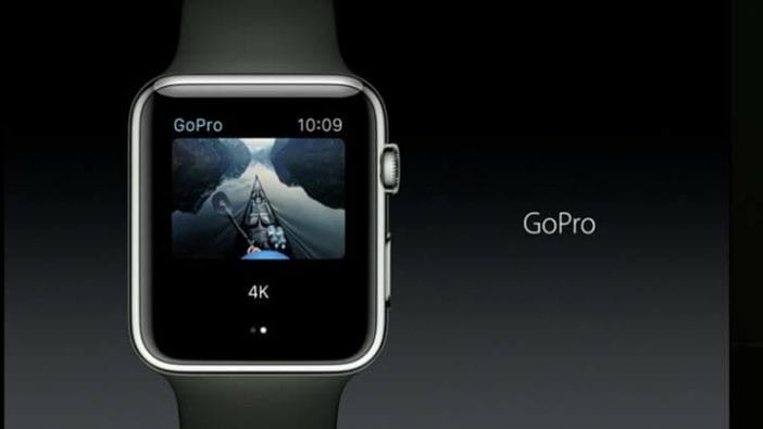 Apple Watch estrena aplicación para controlar la GoPro