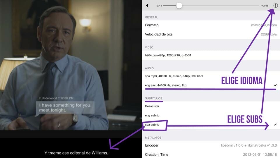 Formatos video iPad MKV en iBridge
