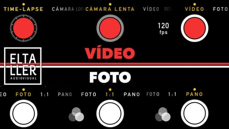 Time-Lapse, Cámara lenta, Vídeo, Foto, 1:1, Panorámicas - Opciones de foto y vídeo en iOS