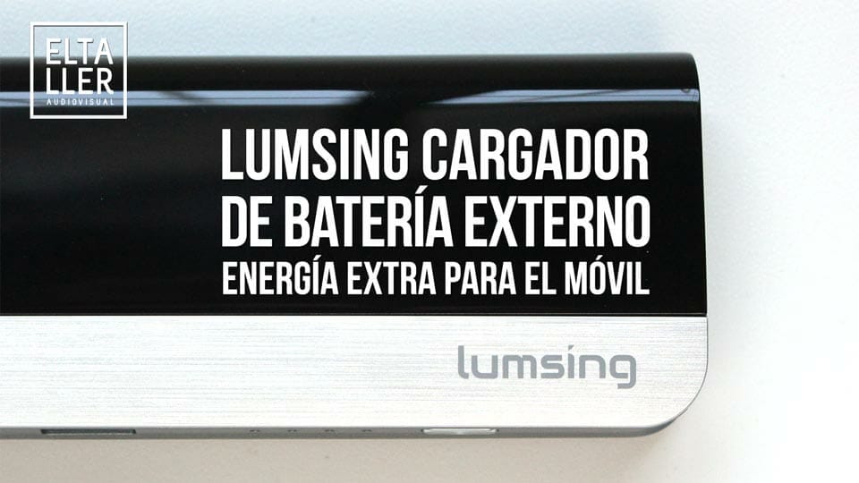 Cargador de batería externo Lumsing para móviles, tablets, GoPro