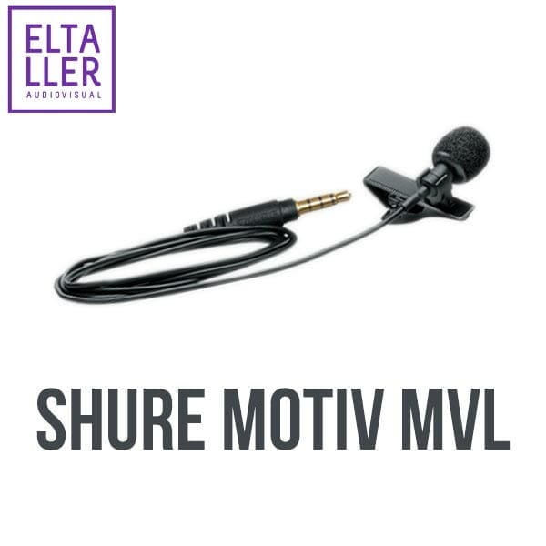 Shure MVL MOTIV - Micro diseñado para grabar con móviles