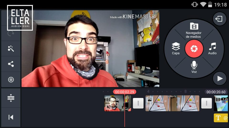 Los 5 mejores editores de vídeo Android: TOP 1 - Kinemaster