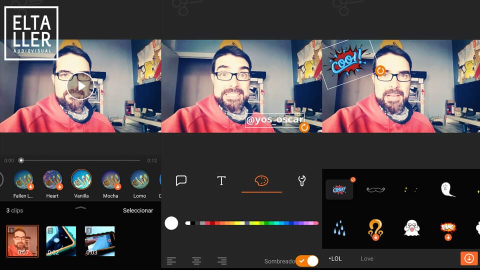 Los 5 mejores editores de vídeo Android: 4 - VivaVideo