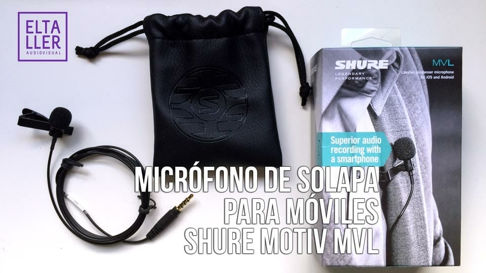 Shure MVL/A Micrófono lavalier para celular
