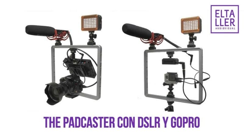 Graba vídeo con the Padcaster tengas una Reflex Digital o DSLR o una GoPro...