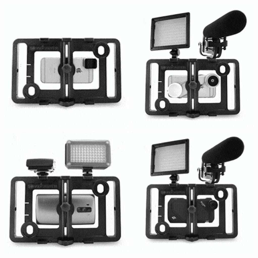 Padcaster Verse, úsalo con móviles, tablets pequeñas, iPad mini...