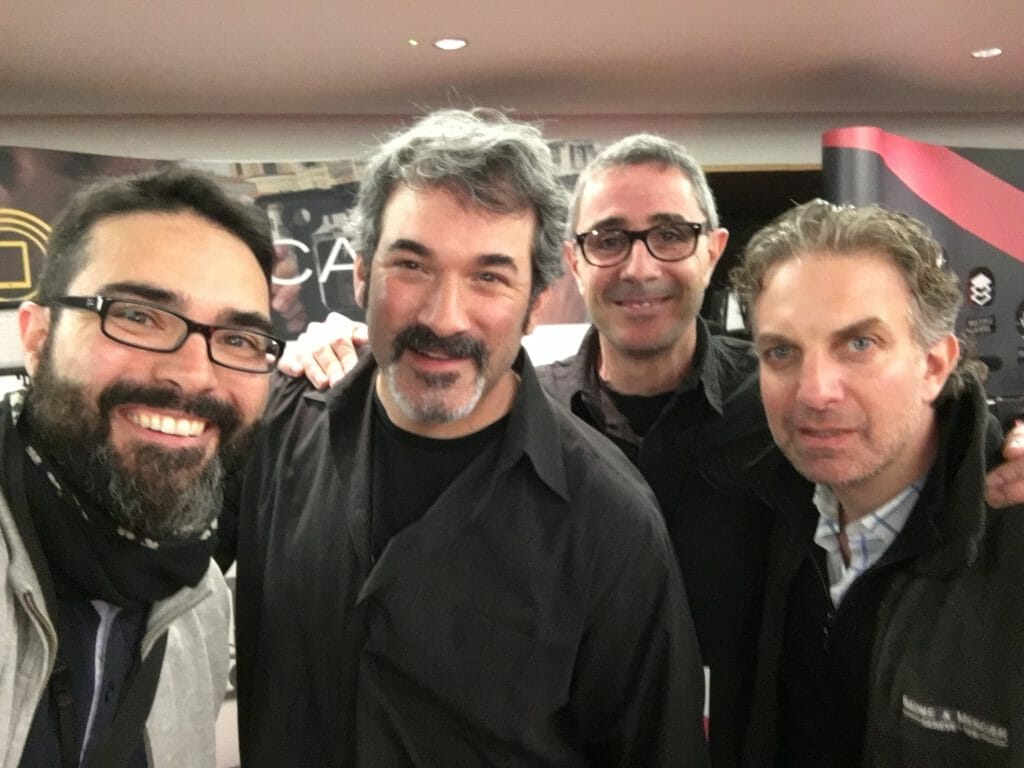 Foto con Josh Apter y Jon GOldberg de The Padcaster en MOJOCON 2016 - Dublín