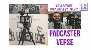 Añade estabilización y accesorios a tus grabaciones hechas con móviles y tablets usando Padcaster Verse.