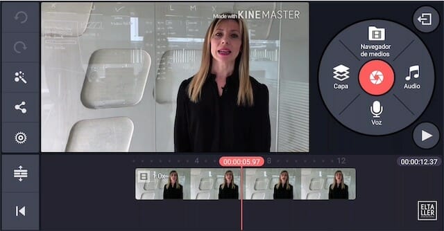 aplicaciones para hacer vídeos profesionales como Kinemaster