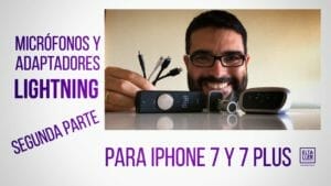 Adaptadores lightning para micrófonos. Graba audio en el móvil con la mejor calidad, ya sea un iPhone, iPad, iPad mini, iPod Touch o incluso con ordenadores
