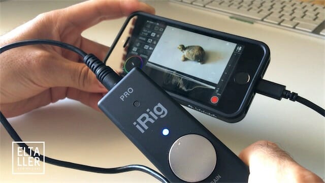Adaptadores Lightning para micrófonos y consolas de sonido iRig Mic Pro para iPhone y iPad