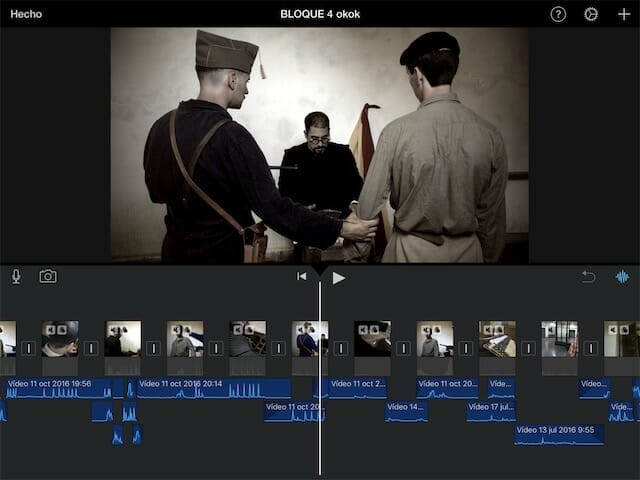 Editar vídeo con iPad en iMovie