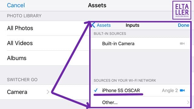 Ajustes para remotear un iphone o ipad con switcher go para usarlo de cámara para hacer un streaming mejorado